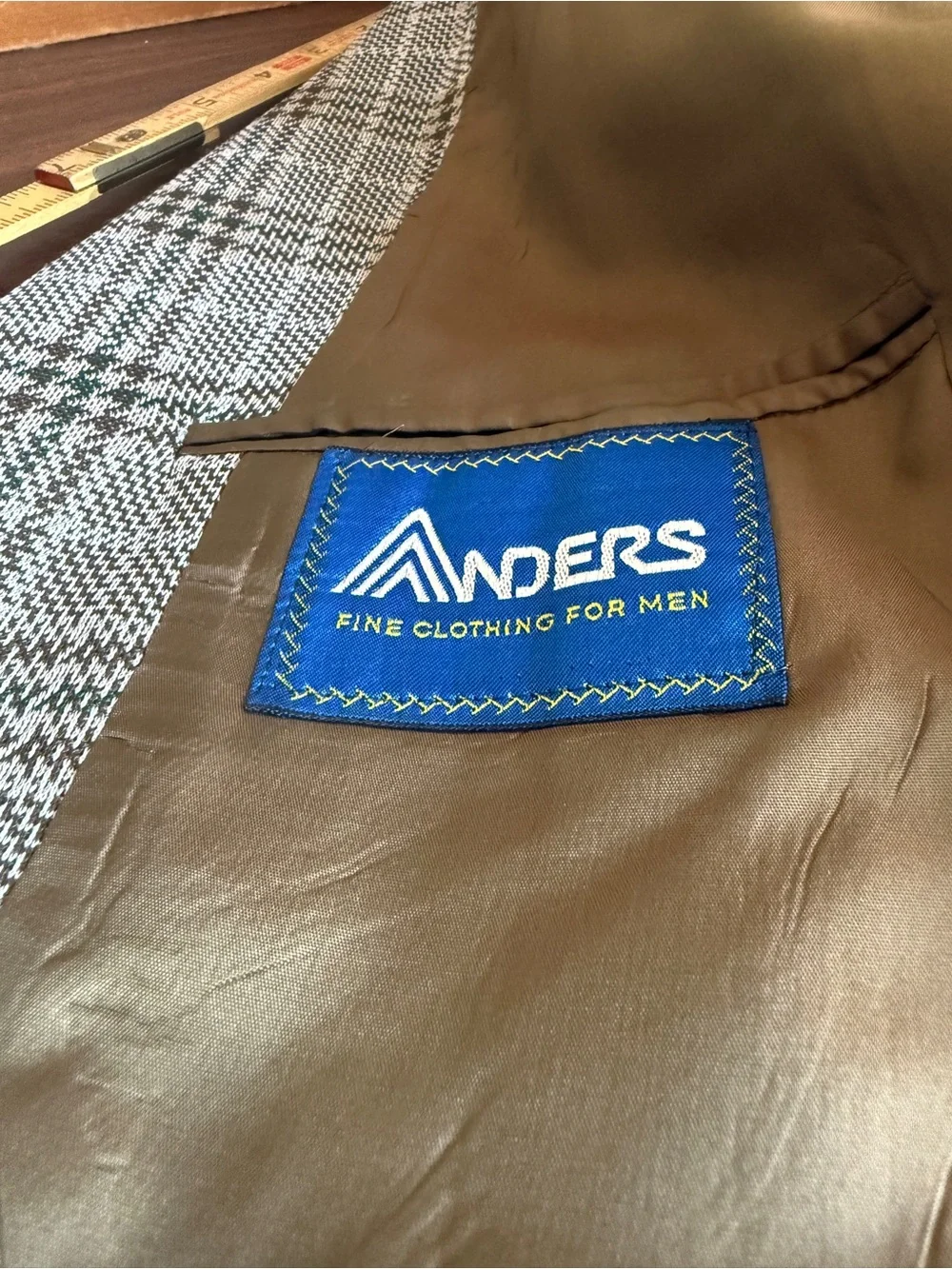 VTG Men's Sport Coat | Late 70s | Glen Plaid | Anders Clothing for Men | 38R